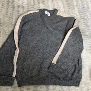 Zara boys gray cream sweater size 10